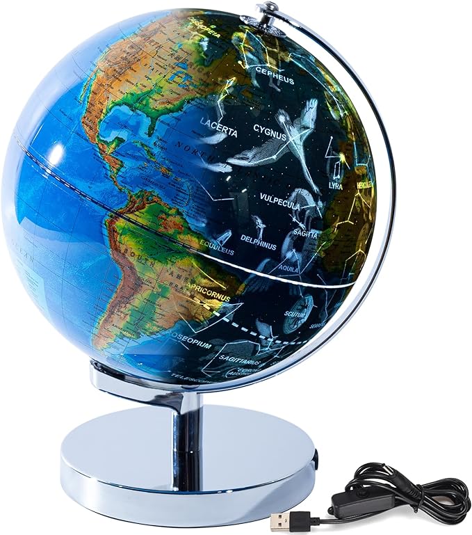 World Globe for High Clear Map Globe,9