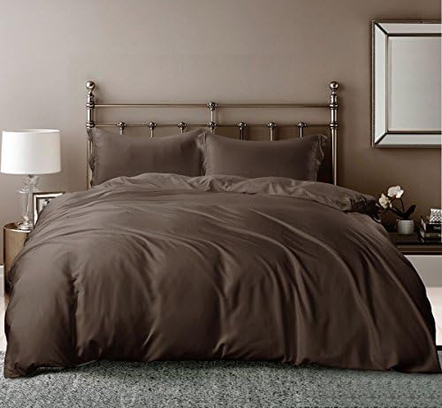 Whitney Home Textile Bamboo Duvet Cover Mocha Queen