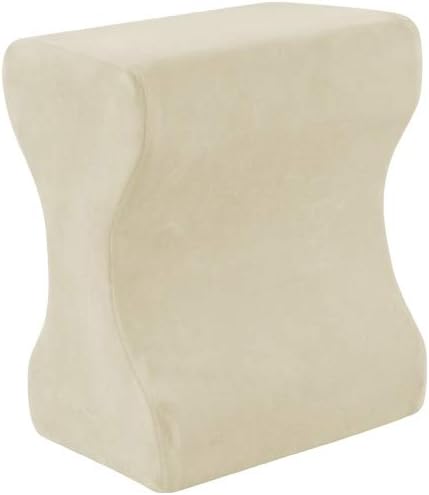 Memory Foam Knee Pillow, Perfect for Expecting Mothers or Side Sleepers with Nerve Pain, Joint Pain and Back Pain, Made by Contour Products