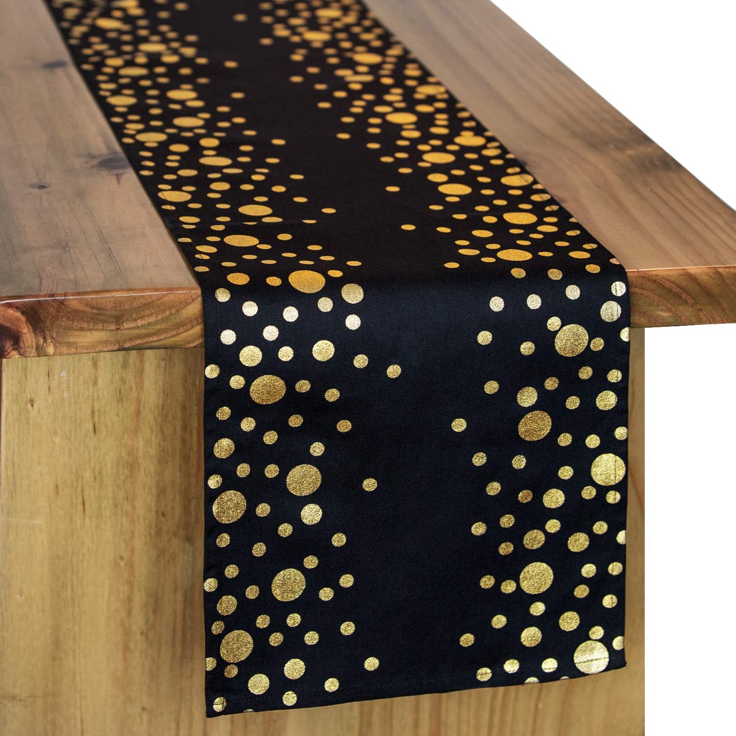 Black and Gold Table Runner 72 Inches Great Gatsby Table Runner Roaring 20s Party Decorations Birthday Party Table Runner Modern Wedding Bridal Shower Baby Shower