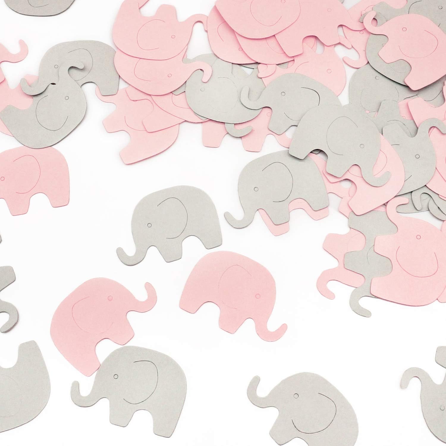 Pink Elephant Confetti Elephant Scatter Baby Shower Decoration for Girl Baby Shower Birthday Party Supplies Elephant Theme Party Supplies Gender Reveal Party Decorations