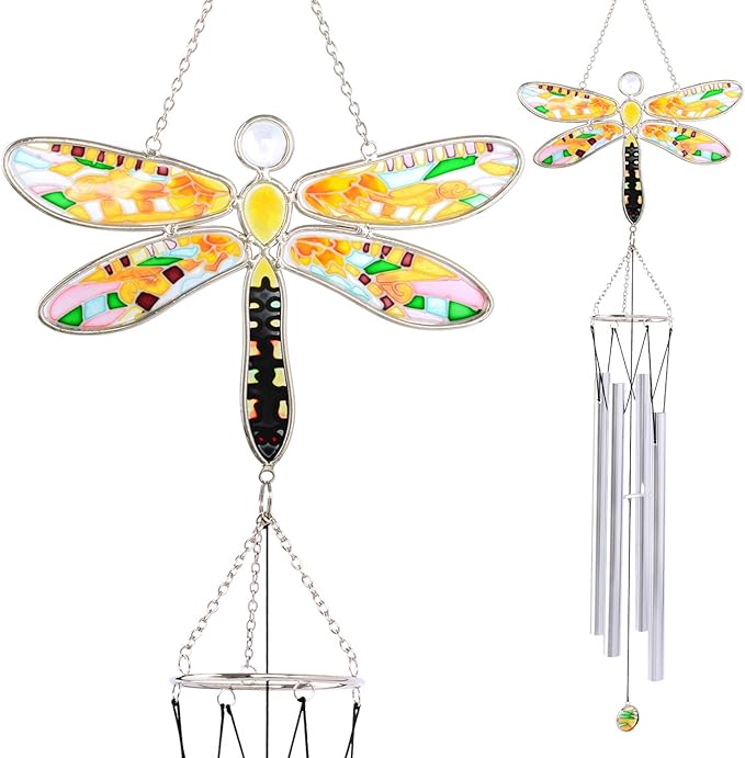 Butterfly Gift for Women Butterfly Wind Chimes Mothers Birthday Gift Mom Windchimes Grandma Garden Gift Women Birthday Gift Christmas Wind Chimes Gifts for mom Outdoor Garden Decor