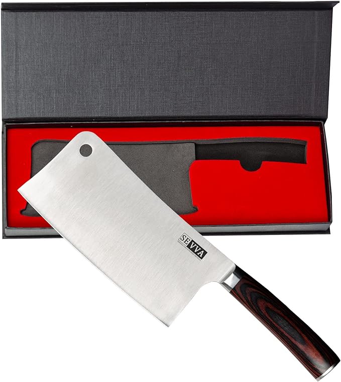 Kitchen Pro Knife Chef Knife Gift Box - 6.9 Inch Chef' Knives 5CR15MOV High Carbon Stainless Steel Sharp Knife Home Christmas Gift Women Xmas Gift Knife Cleaver Pro Chef Knife Vegetable Fruit Chopper