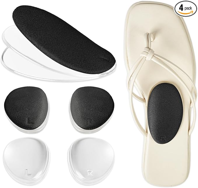 SQHT Adjustable Arch Support Inserts, Gel Arch Support Shoe Insoles for Flat Feet, Arch Pads for High Arch Foot Pain Relief- 2 Pairs