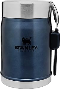 Stanley The Legendary Food Jar + Spork 14oz Nightfall,Dark Blue