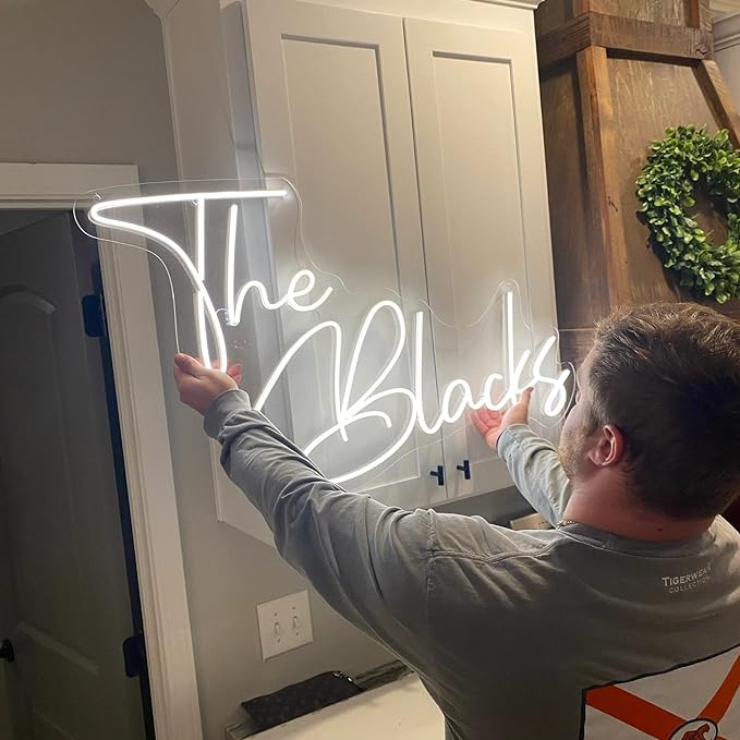 Custom Large Neon Sign, Custom Name Neon Sign for Wedding Birthday Party Home Decor Bar Company Logo or Business Sign Give Name Neon Sign (26inch)