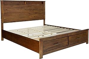 ACME Furniture Merrilee King Bed with Storage in Oak