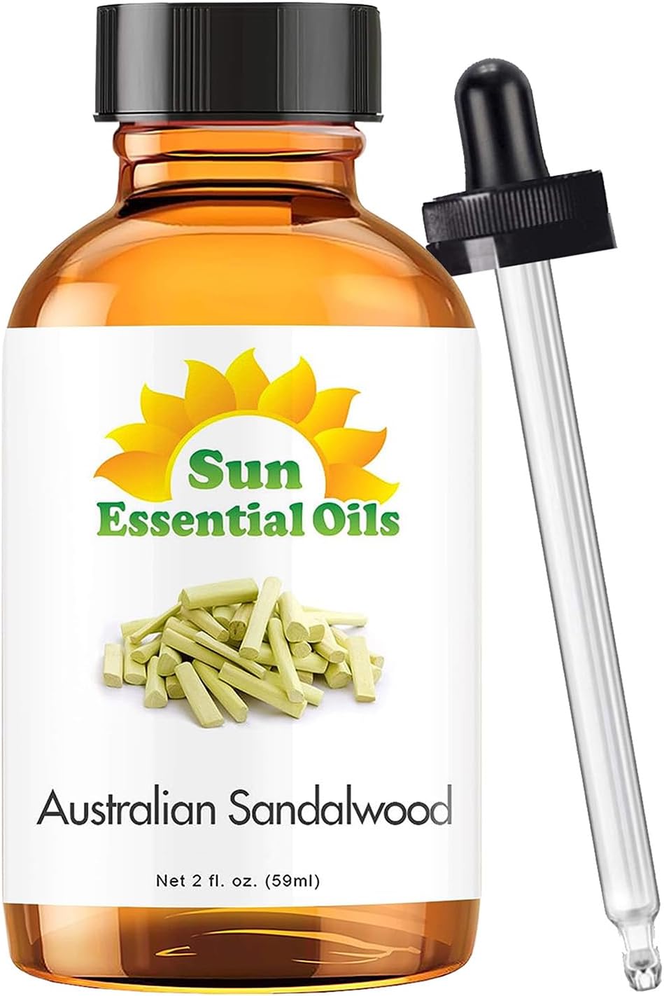 Sun Essential Oils 2oz - Sandalwood Essential Oil - 2 Fluid Ounces