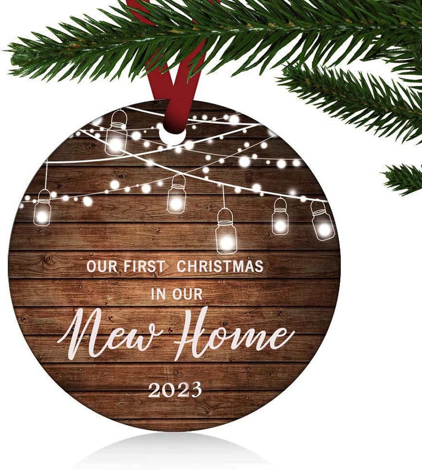 Housewarming Gifts, House Warming Gifts New Home, First Christmas in Our New Home Ornaments 2023, Our First Christmas New Home Married, Wedding Decoration 3 Ornament (New Home Ornament 1)