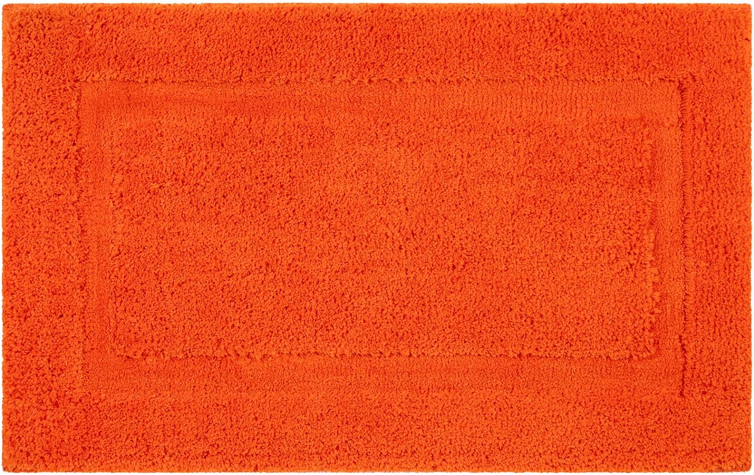 SHACOS Microfiber Bath Rug 20x32 Bathroom Rugs Bath Mat Bathtub Rug Bathroom Floor Mat Non Slip Soft Washable (20x32, Orange)