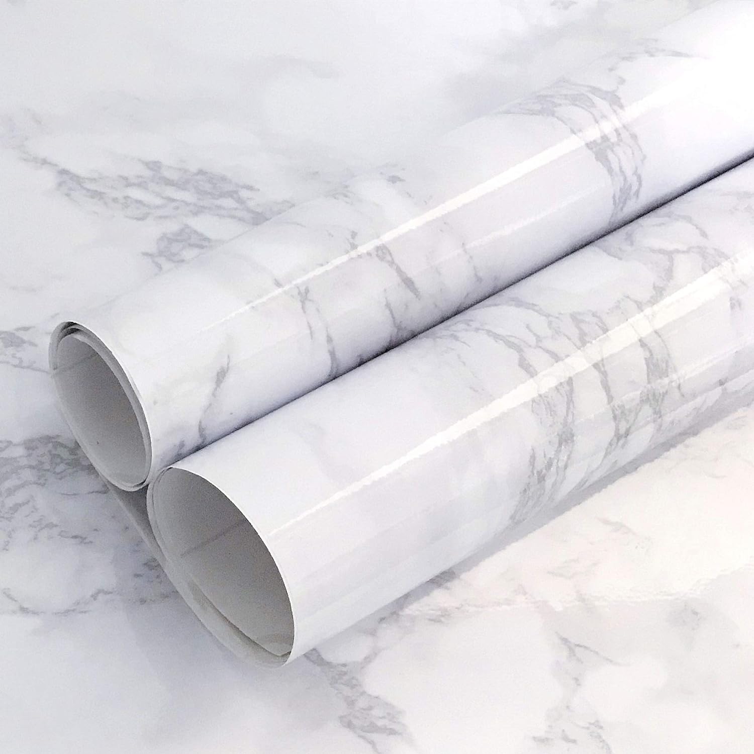 Heroad Brand Marble Contact Paper for Cabinets Looks Like Real Marble Contact Paper for Countertops Decorative Locker Wallpaper Peel and Stick Wallpaper for Kitchen Bathroom Waterproof 78.7x15.7