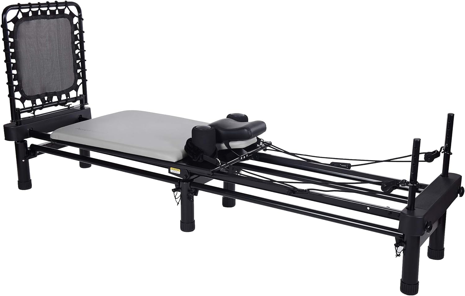 AeroPilates Premier Reformer - Pilates Reformer Workout Machine for Home Gym - Cardio Fitness Rebounder - Up to 300 lbs Weight Capacity