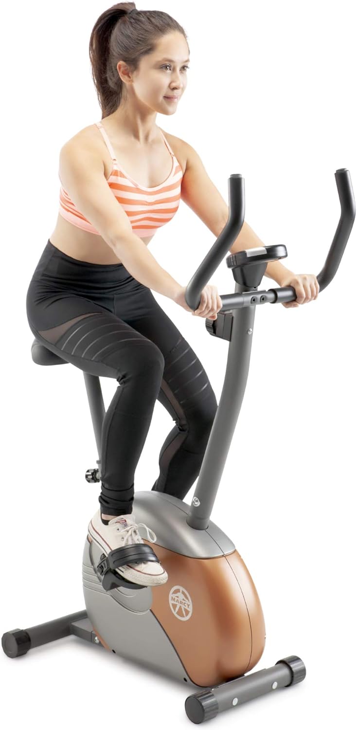 Marcy Upright Exercise Bike with Resistance ME-708