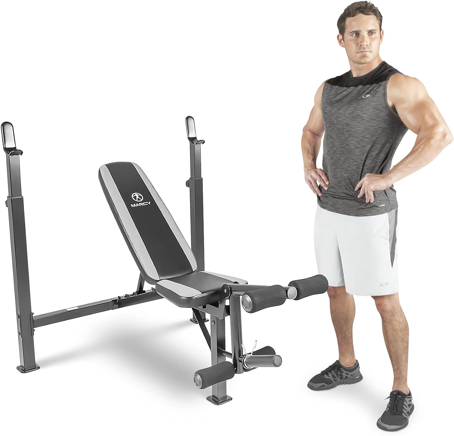 Marcy Olympic Weight Bench, Workout Benches For Home With Leg Developer MWB-4491