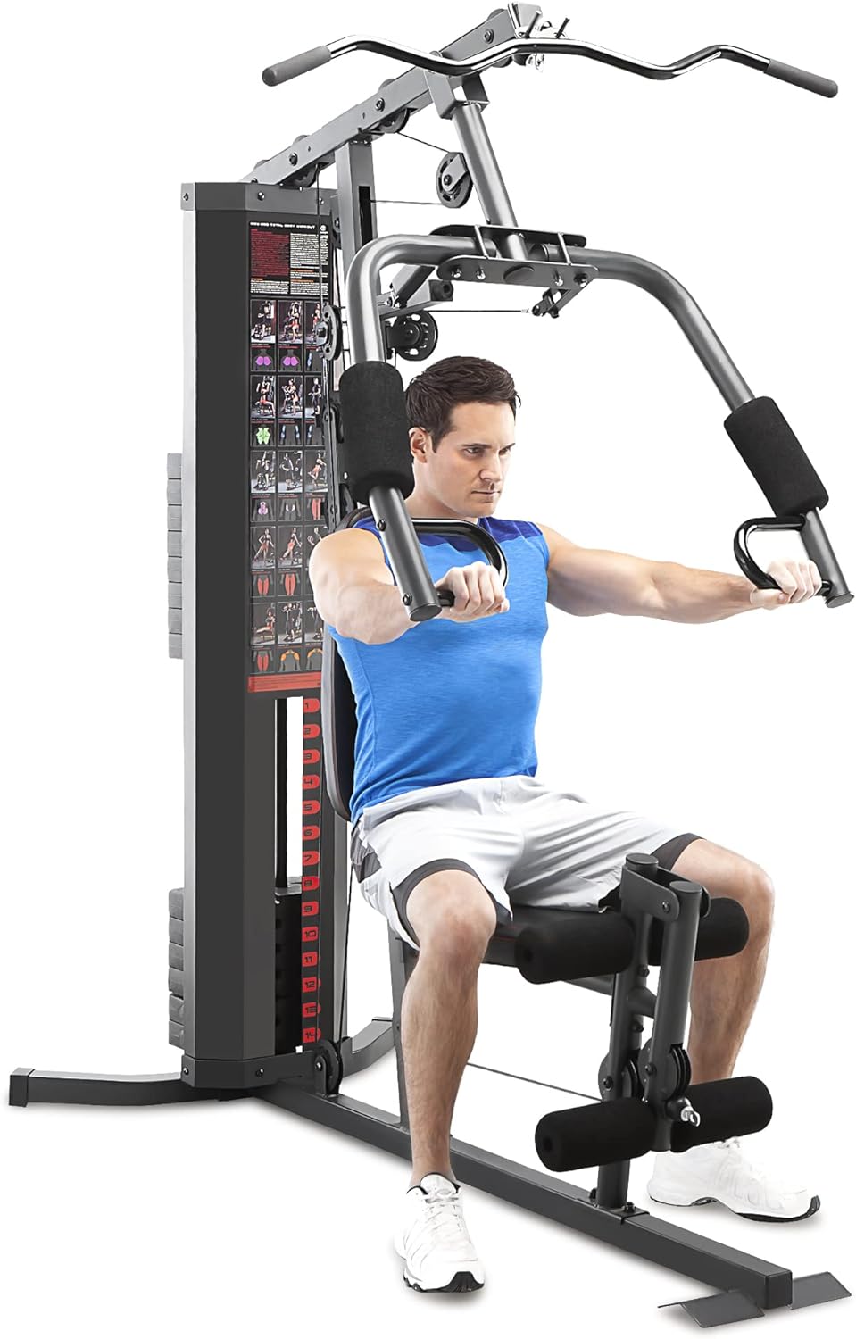 Marcy 150-lb Multifunctional Home Gym Station for Total Body Training MWM-990