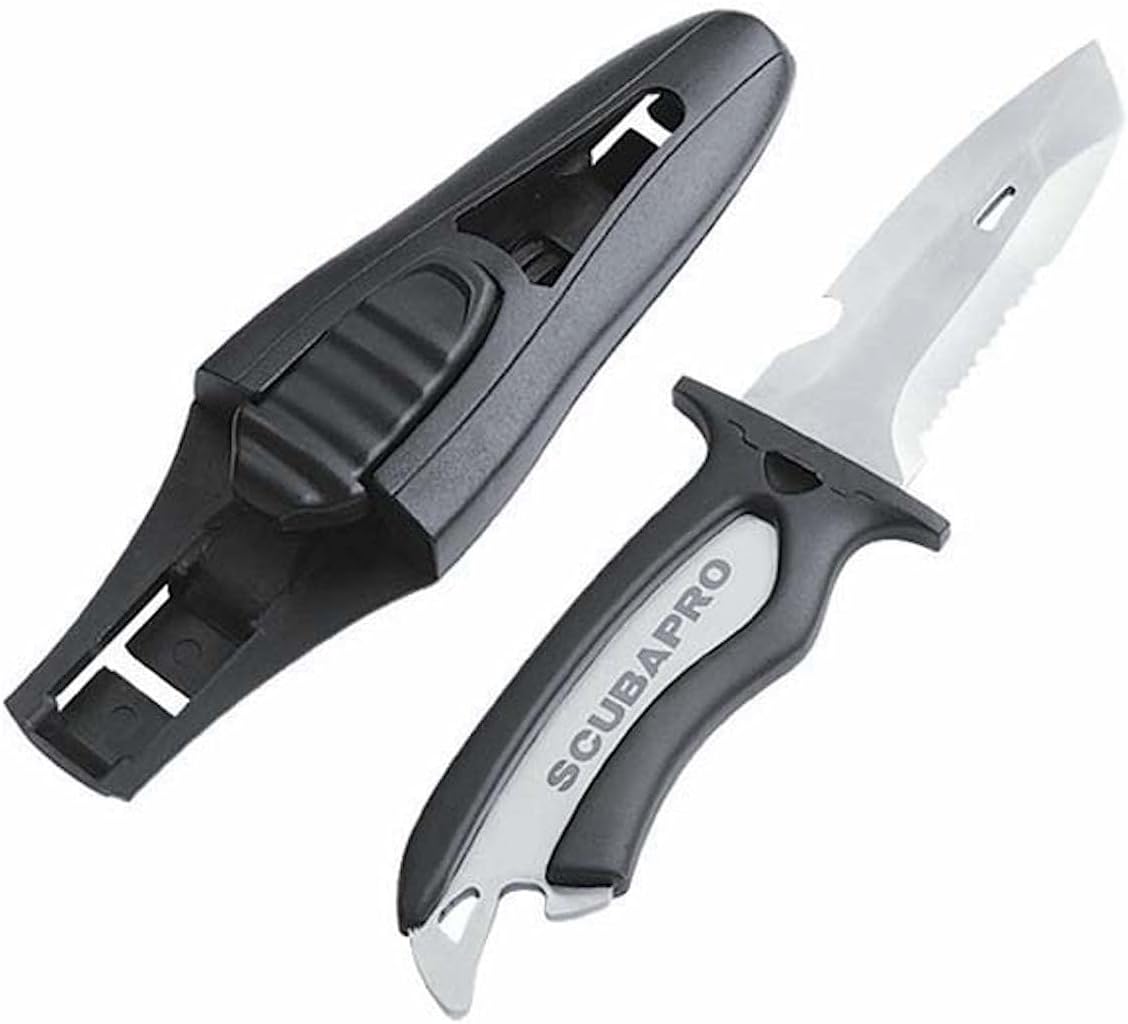 Scubapro Mako Stainless-Steel Diving Knife with 3.5-Inch Blade