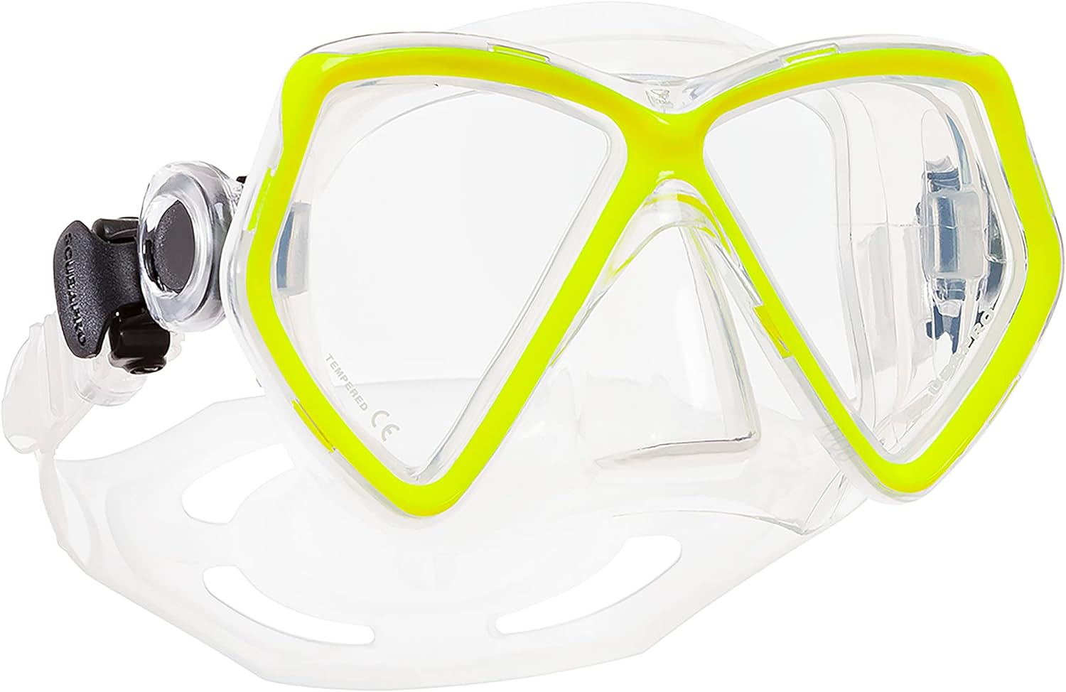 SCUBAPRO Mini Vu Diving Mask, Yellow