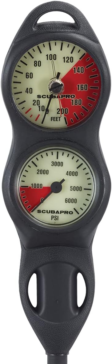 SCUBAPRO 2-Gauge U-Line Diving Console, PGPSI DGFT