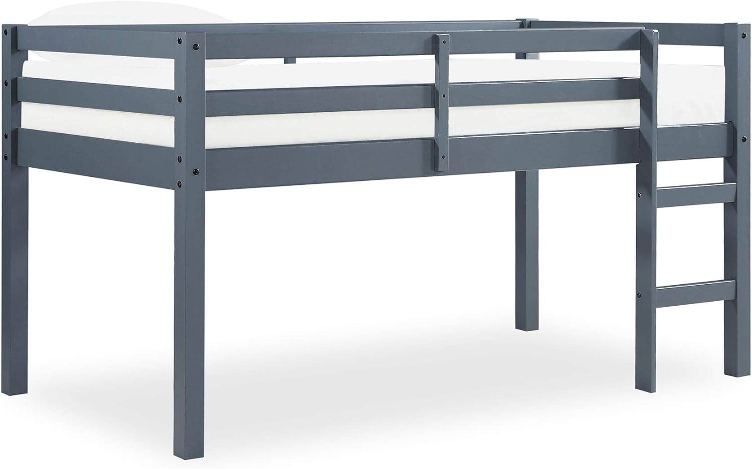 DHP Milton Junior Twin Loft Bed, Gray