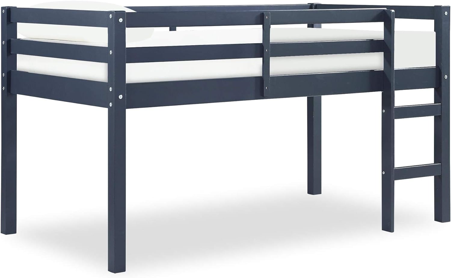 Dorel Living Milton Junior Twin Loft Bed, Blue