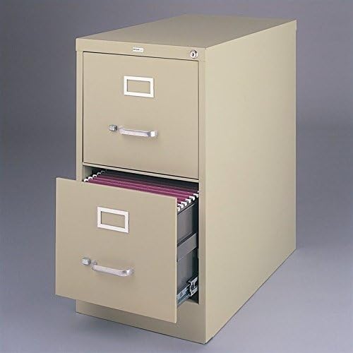 Home Square (Value Pack) 2 Drawer and 4 Drawer Letter File Cabinet Set in Putty