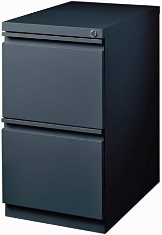 Home Square Value Pack (Set of 2) 2 Drawer Mobile File Cabinet in Charcoal