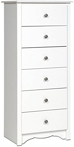 Home Square Mordern 3 Piece Set with Wooden Nightstand Bedroom Dresser and Lingerie Chest in White