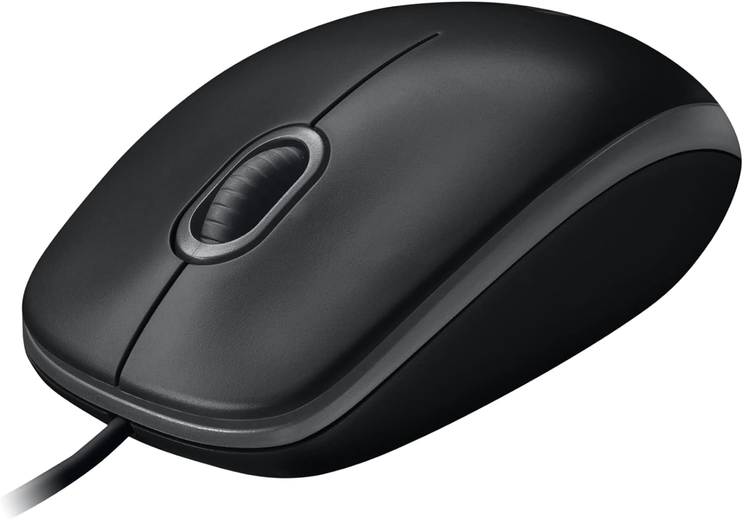 Logitech M100 Corded Mouse  Wired USB Mouse for Computers and Laptops, for Right or Left Hand Use, Black