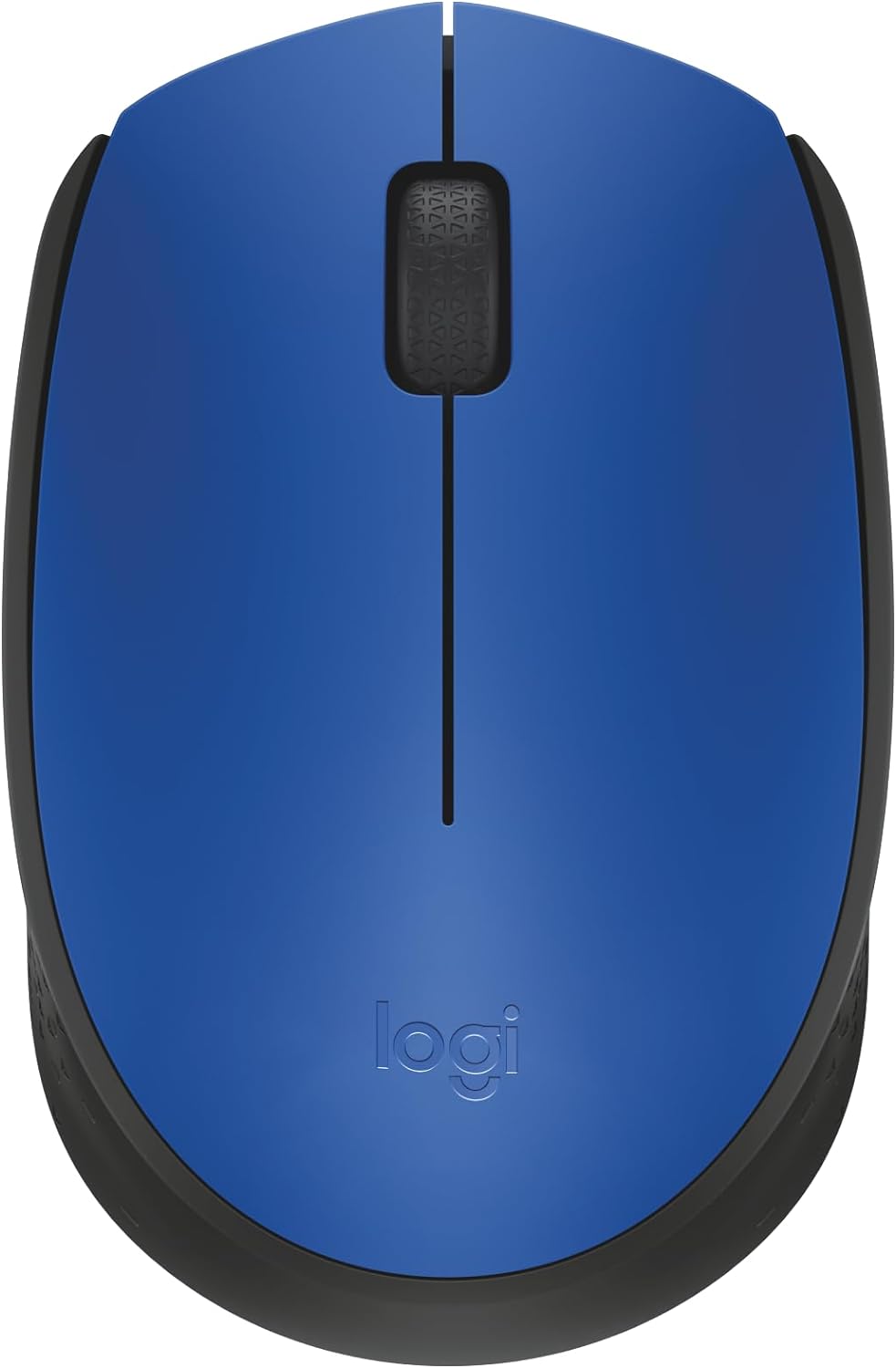 Logitech M170 Wireless Mouse for PC, Mac, Laptop, 2.4 GHz with USB Mini Receiver, Optical Tracking, 12-Months Battery Life, Ambidextrous - Blue