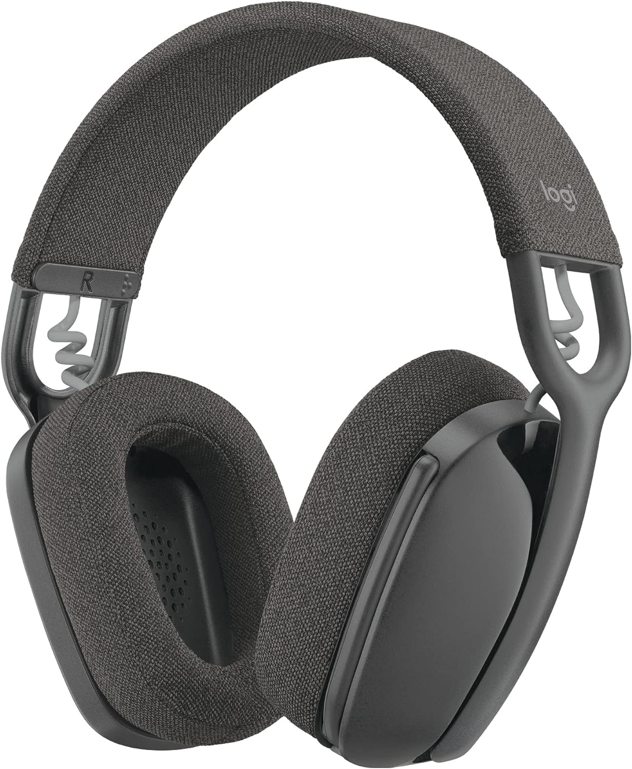 Logitech Zone Vibe 125 Wireless Headphones with Noise-Canceling Microphone, Bluetooth, USB-A Receiver; Works with Zoom, Google Voice/Meet, Mac/PC - Graphite