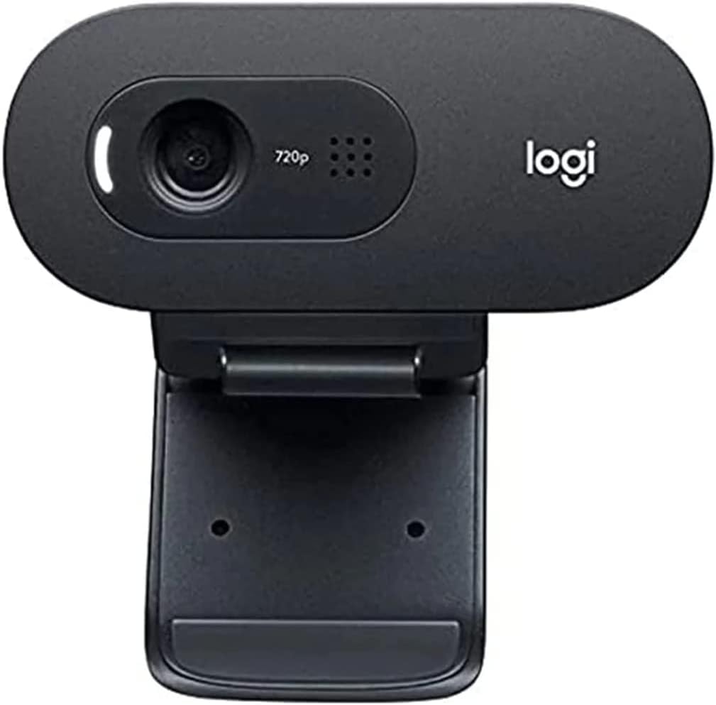 Logitech C505e HD Business Webcam - 720p HD External USB Camera for Desktop Or Laptop with Long-Range Microphone, Compatible with PC Or Mac - Grey