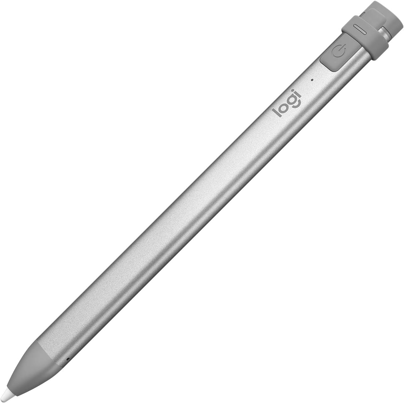 Logitech Crayon Digital Pencil for iPad Pro 12.9-Inch (5th, 6th Gen), 11-Inch (2nd, 3rd, 4th gen), iPad (7th, 8th, 9th and 10th Gen), iPad Air (3rd, 4th, 5th Gen), iOS 12.2 & Above - Grey