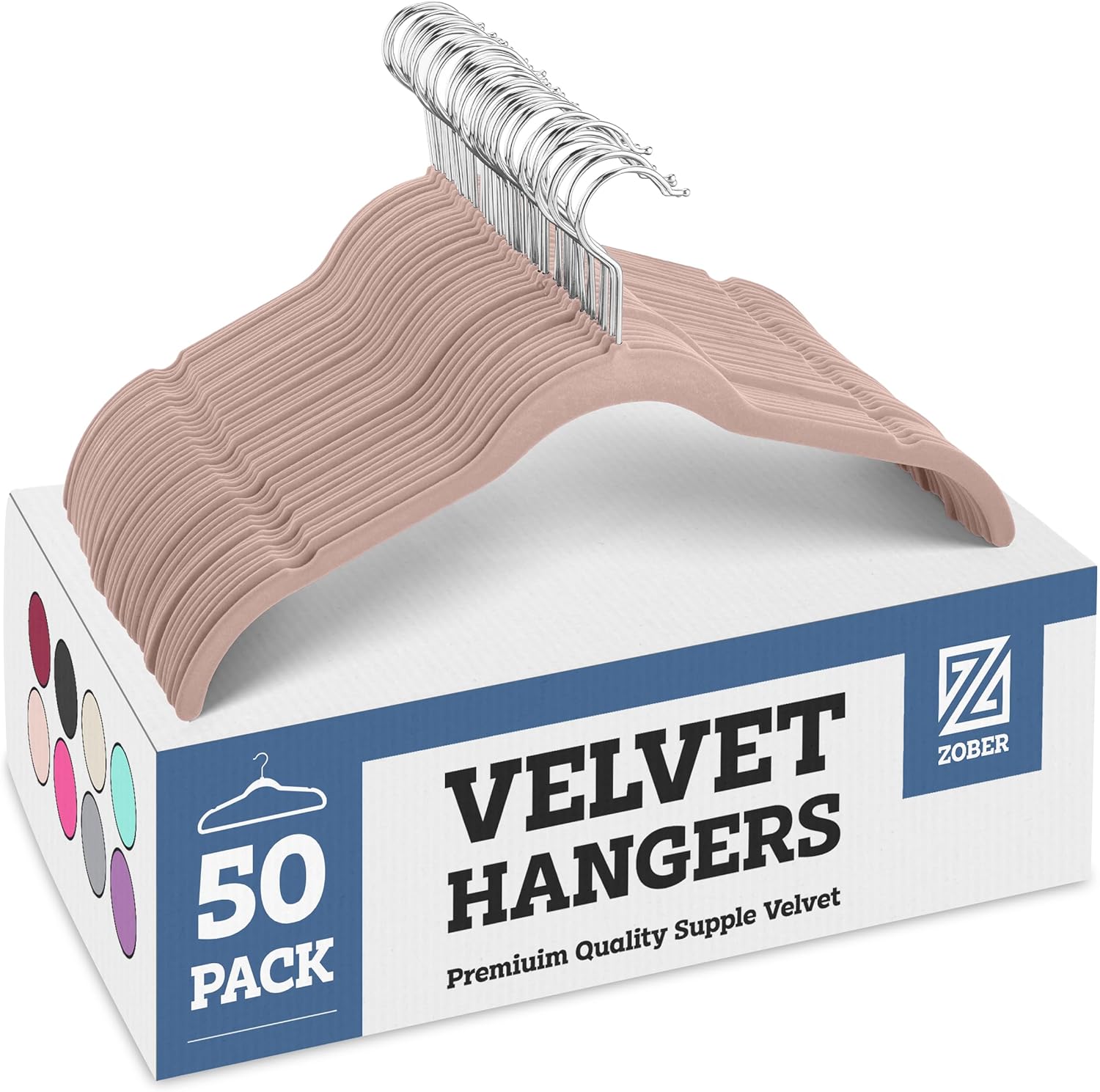 Thin. Perfect for blouses and light items. Sturdiness and durability are not possible with ultra thin hangers.