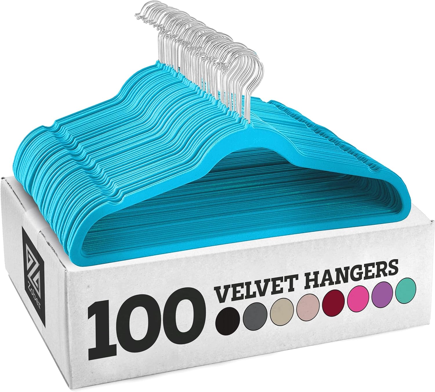 The Zober Velvet Hangers have transformed my closet organization with their combination of functionality and aesthetics. This 50-pack of heavy-duty black hangers offers a sleek and cohesive look while providing a range of practical benefits.The velvet coating on the hangers prevents clothes from slipping, keeping my coats, pants, and dress clothes securely in place. This non-slip feature has been a game-changer, especially for delicate fabrics that tend to slide off traditional hangers.The slim 