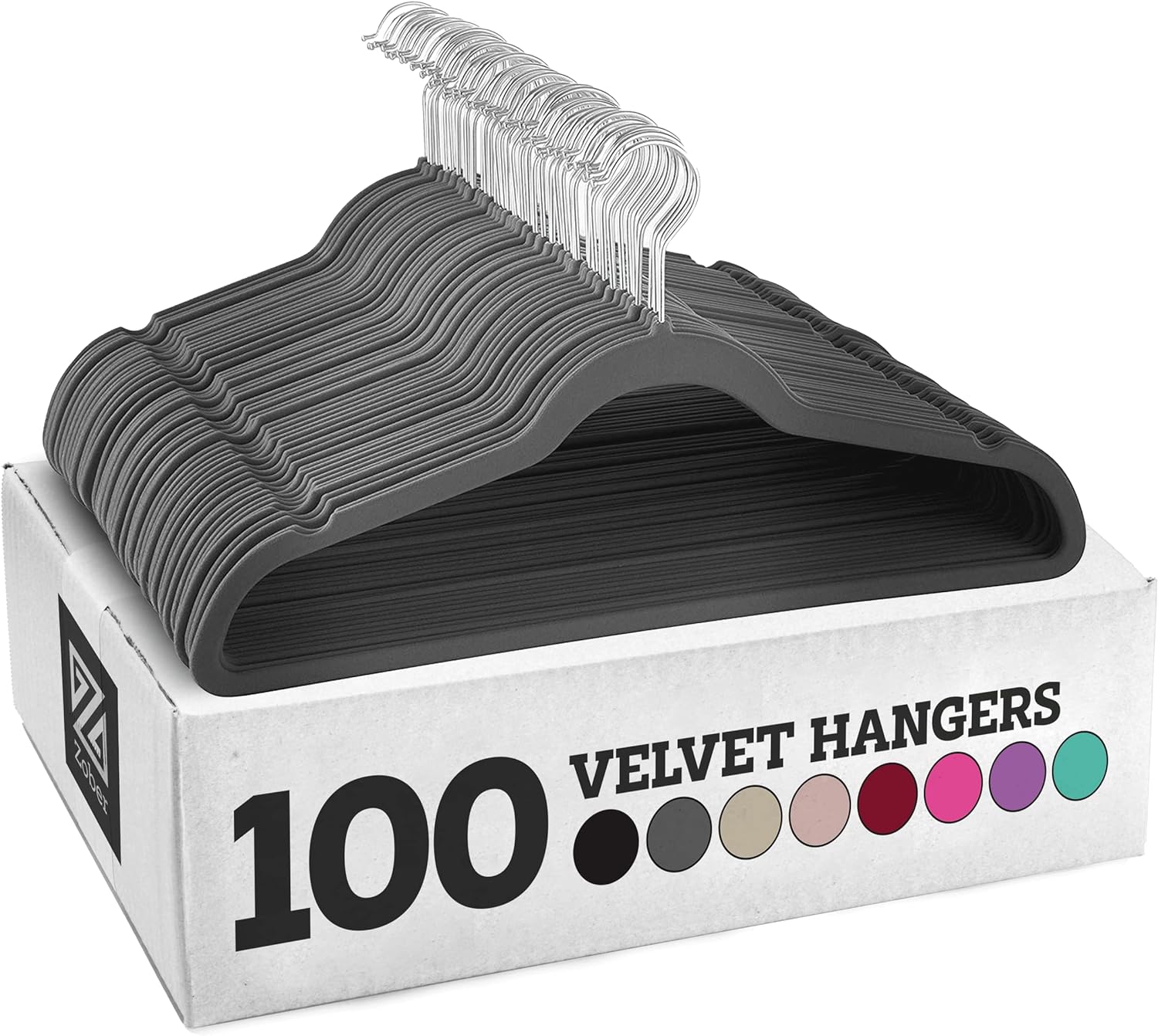 The Zober Velvet Hangers have transformed my closet organization with their combination of functionality and aesthetics. This 50-pack of heavy-duty black hangers offers a sleek and cohesive look while providing a range of practical benefits.The velvet coating on the hangers prevents clothes from slipping, keeping my coats, pants, and dress clothes securely in place. This non-slip feature has been a game-changer, especially for delicate fabrics that tend to slide off traditional hangers.The slim 