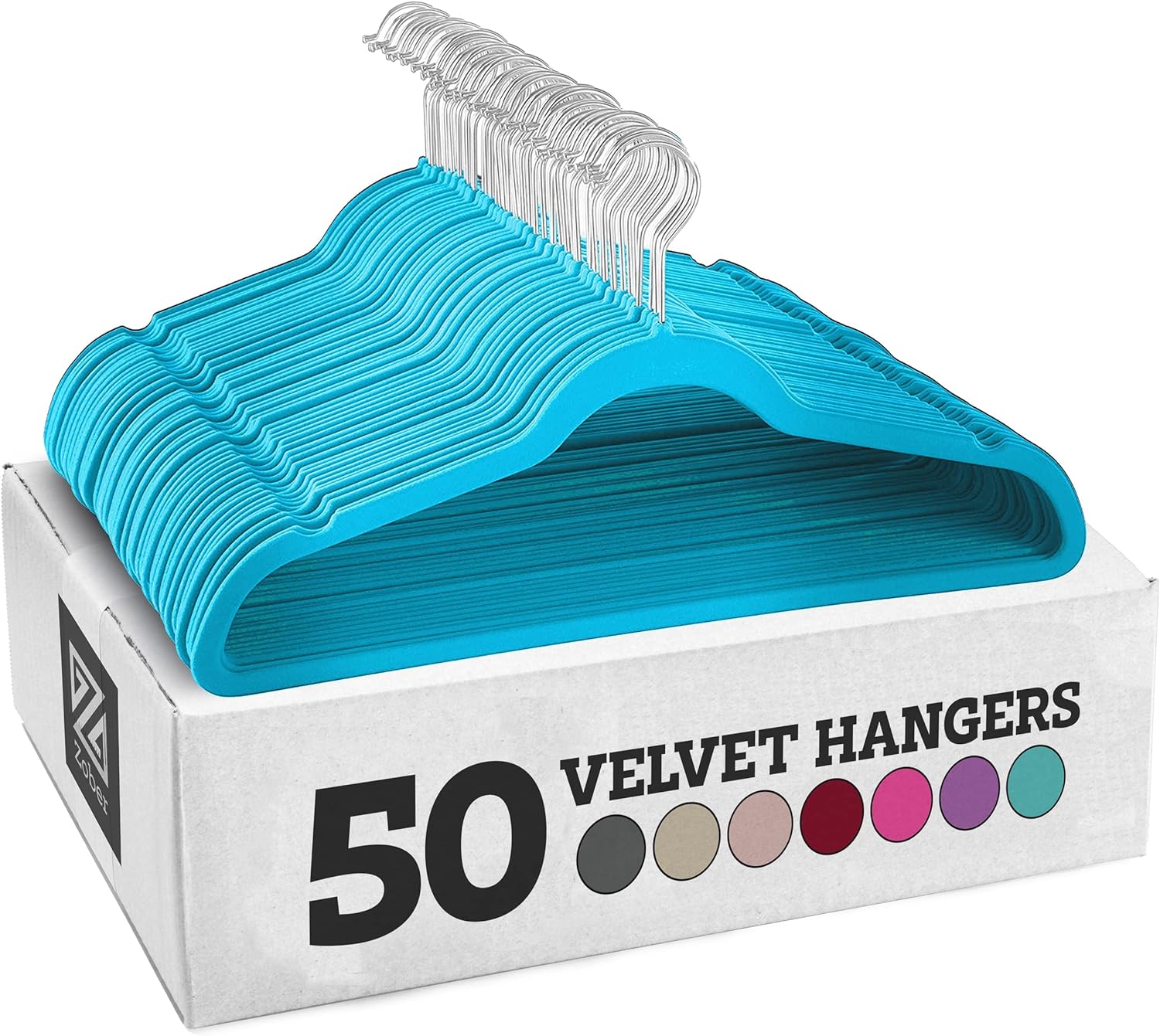 The Zober Velvet Hangers have transformed my closet organization with their combination of functionality and aesthetics. This 50-pack of heavy-duty black hangers offers a sleek and cohesive look while providing a range of practical benefits.The velvet coating on the hangers prevents clothes from slipping, keeping my coats, pants, and dress clothes securely in place. This non-slip feature has been a game-changer, especially for delicate fabrics that tend to slide off traditional hangers.The slim 