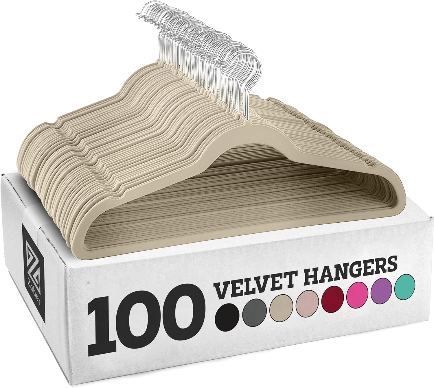 The Zober Velvet Hangers have transformed my closet organization with their combination of functionality and aesthetics. This 50-pack of heavy-duty black hangers offers a sleek and cohesive look while providing a range of practical benefits.The velvet coating on the hangers prevents clothes from slipping, keeping my coats, pants, and dress clothes securely in place. This non-slip feature has been a game-changer, especially for delicate fabrics that tend to slide off traditional hangers.The slim 