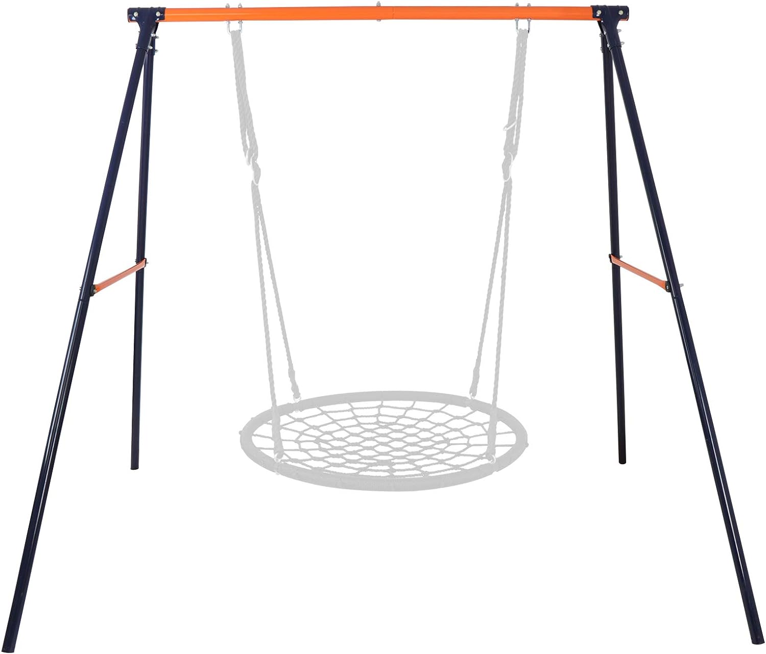 ZENY Swing Stand Frame Heavy Duty A-Frame Swing Set for Kids Adults Outdoor Backyard Play Fun Weight Capacity 440lbs