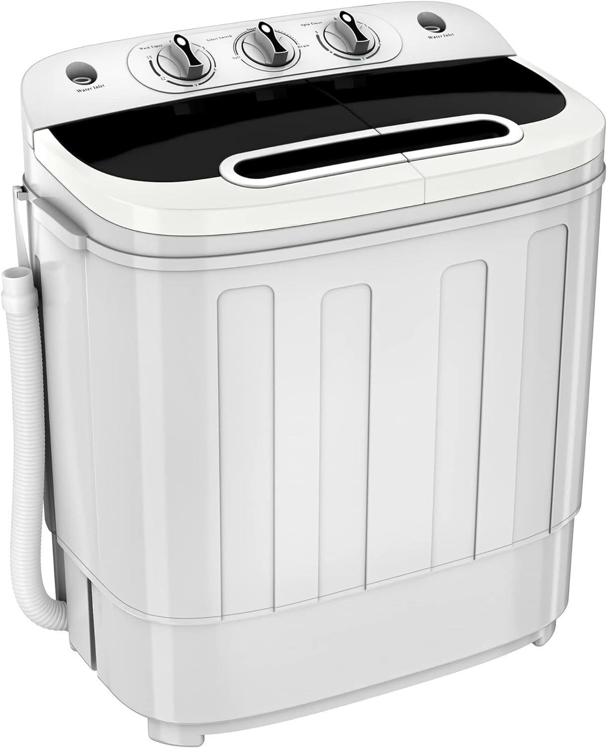 ZENY Portable Clothes Washing Machine Mini Twin Tub Washing Machine 13lbs Capacity with Spin Dryer,Compact Washer and Dryer Combo Lightweight Small Laundry Washer for Home,Apartments, Dorm Rooms,RV