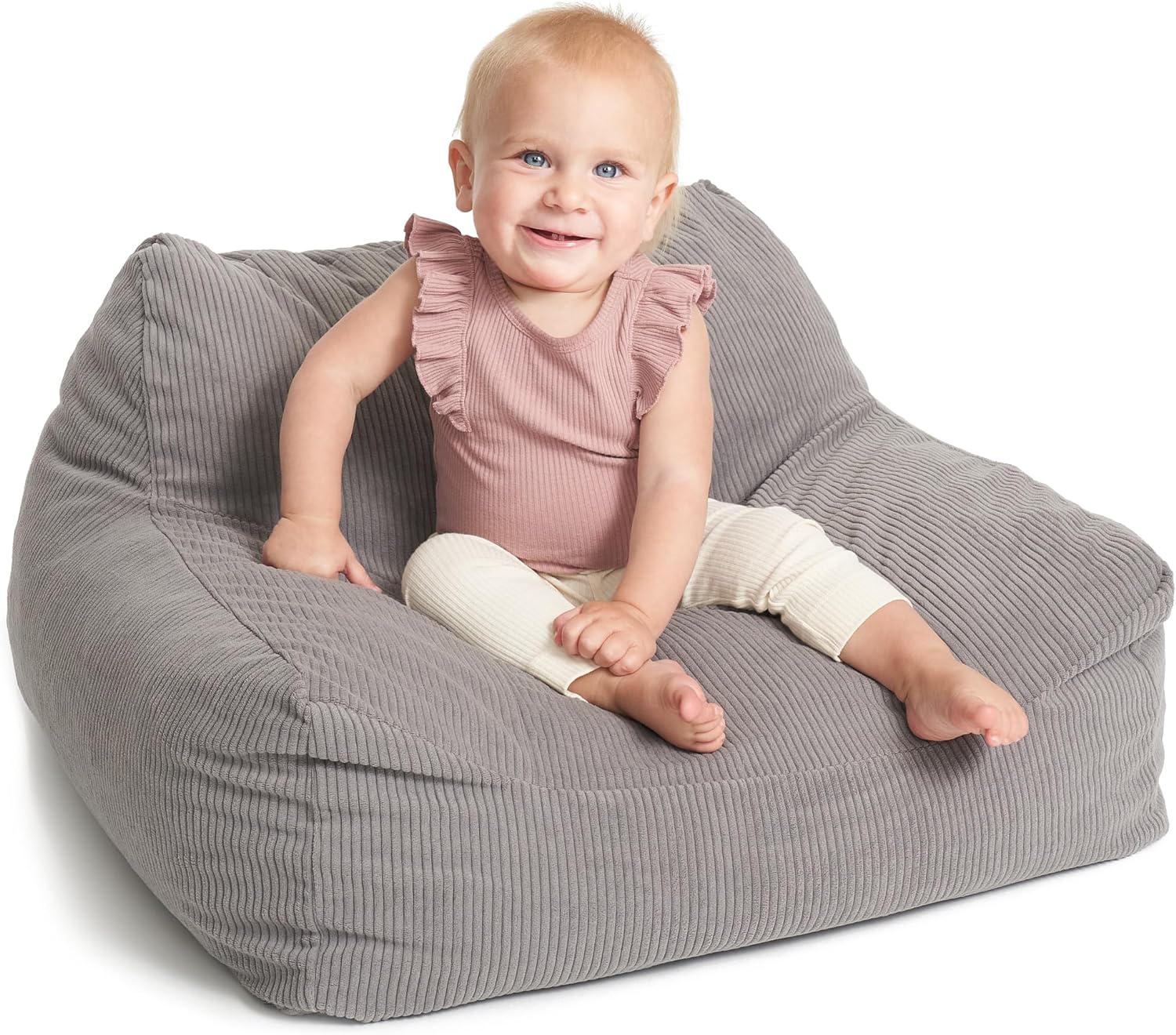 Soft Memory Foam Bean Bag Chair for Toddlers - Fits Any Nursery or Living Room