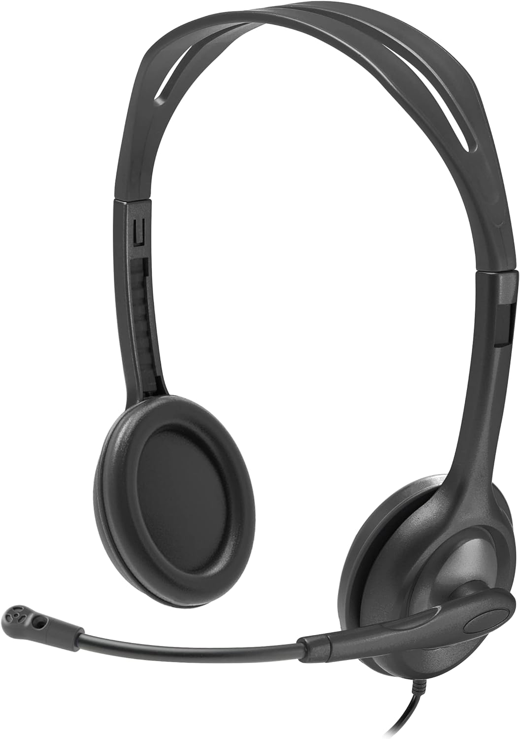 Logitech H111 Stereo Headset with 3.5 mm Audio Jack, Black