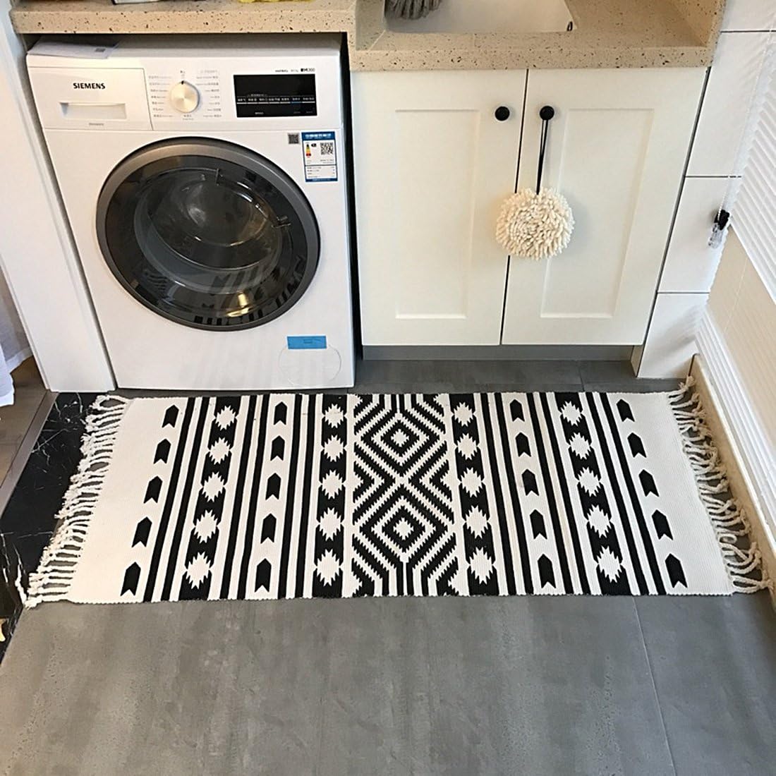 This is a wonderful rug, just as I had imagined I, like size and thickness. I like the design and it matches well with my room.