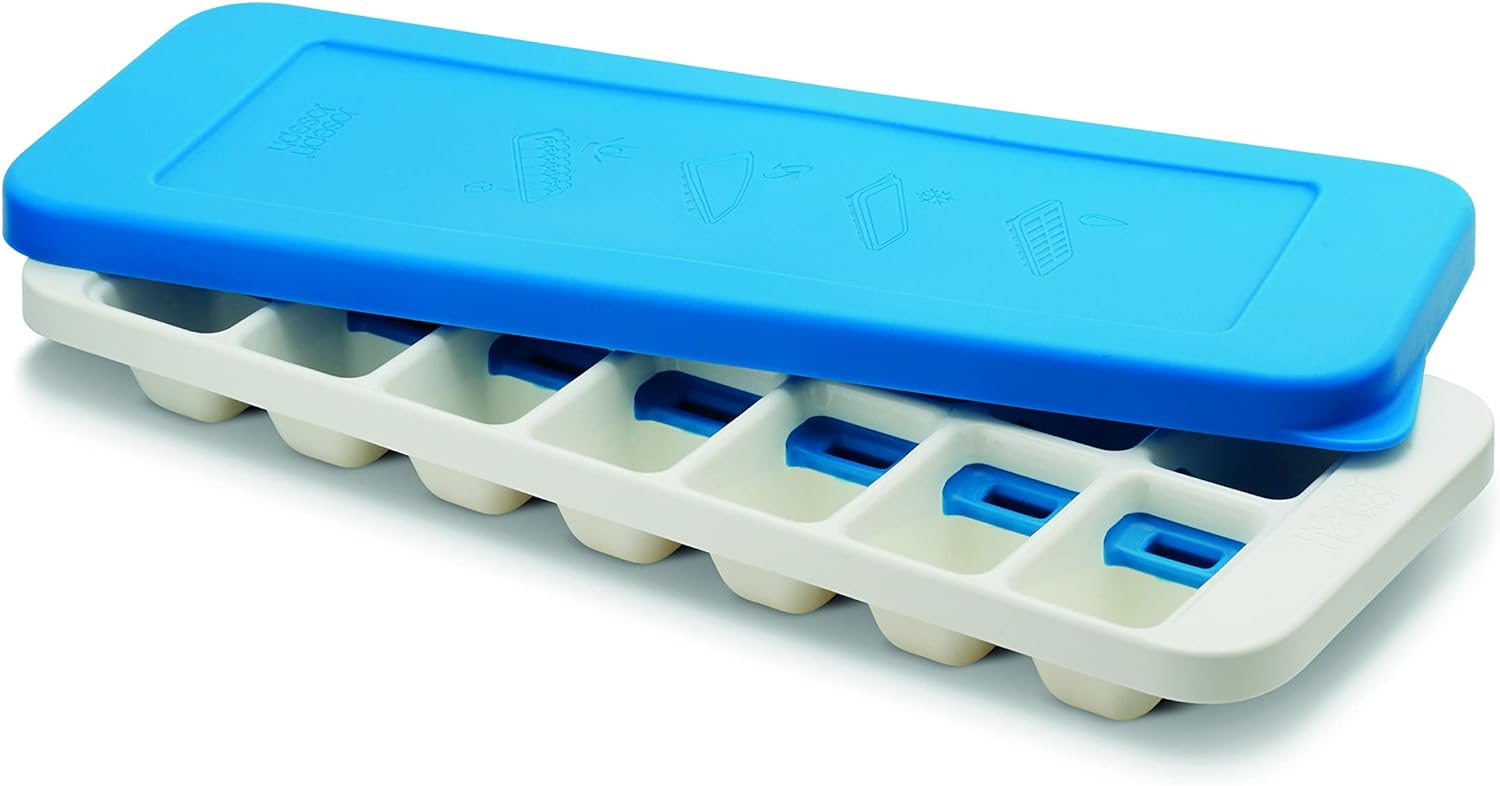 QuickSnap Plus Easy-Release Ice Cube Tray with Stackable Lid