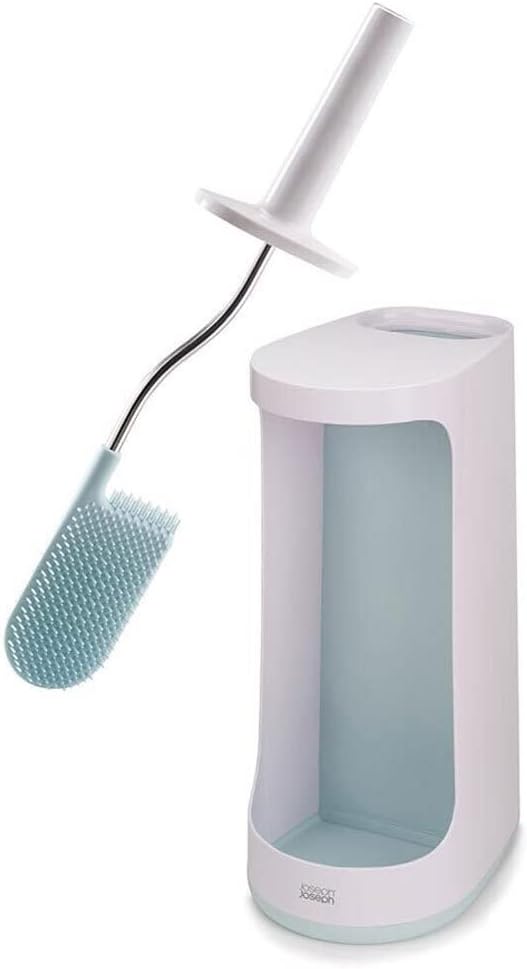 Joseph Joseph Flex Store Toilet Brush with Extra-Large Caddy - Blue/White