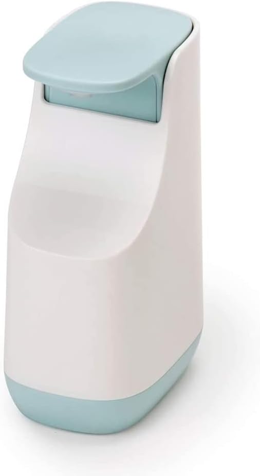 Joseph Joseph 70503 Slim Compact Soap Dispenser with Non-Drip Nozzle, Blue