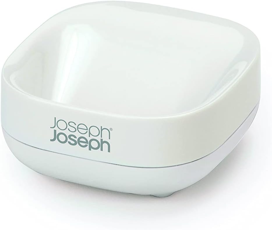 Joseph Joseph Slim Compact Soap Dish, White