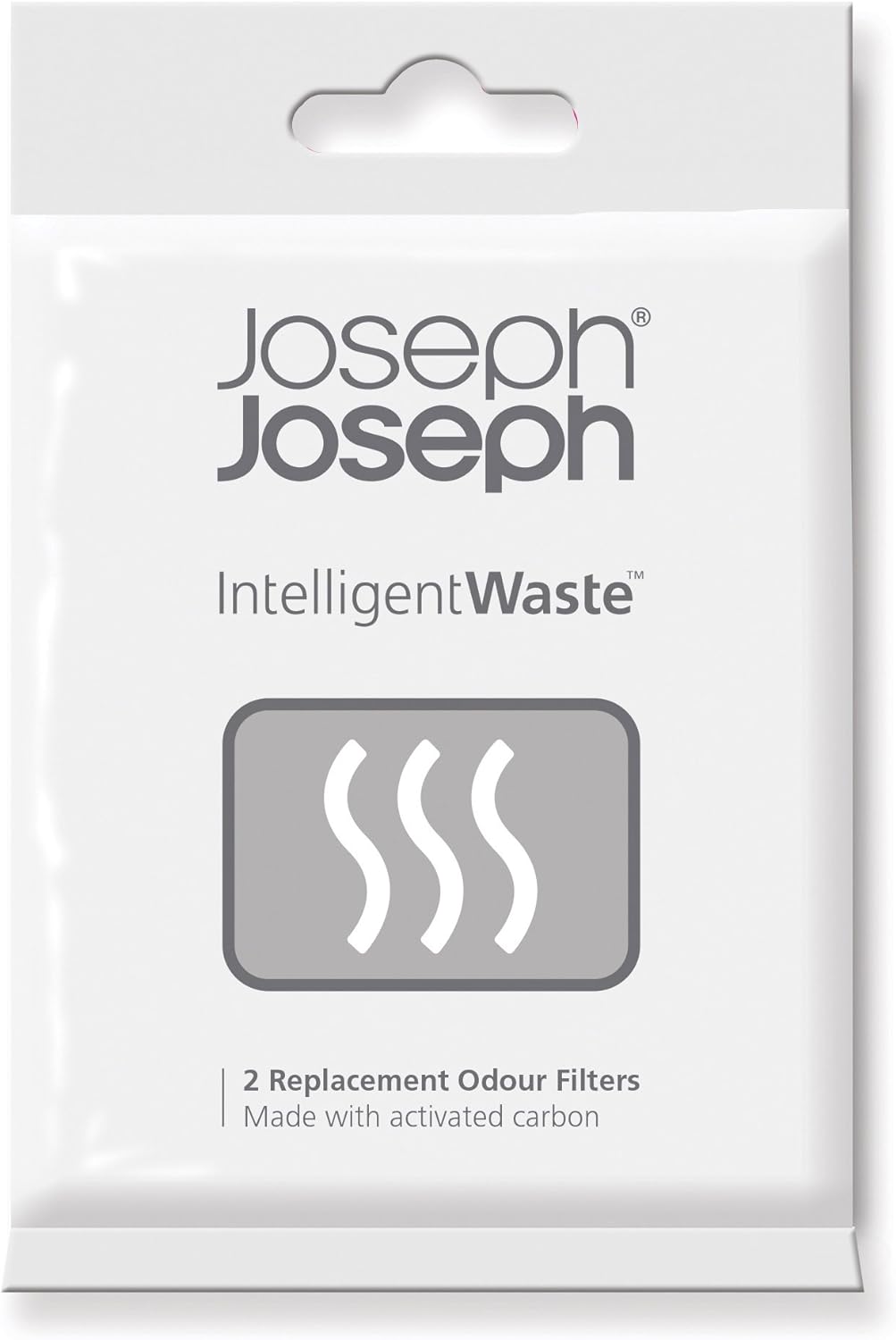 Joseph Joseph Intelligent Waste Replacement Carbon Odor Filters for Totem Titan Compost Bin, 2 Count (Pack of 1), Black