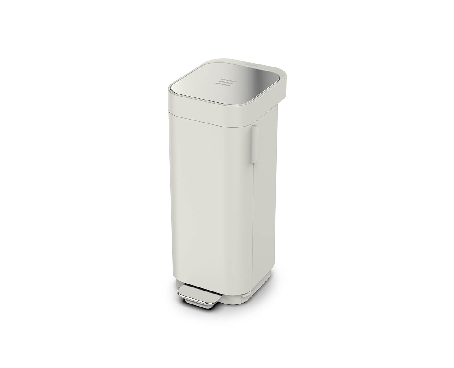 Joseph Joseph Porta 40L Convenient Pedal Bin Trash Can, Concrete Grey