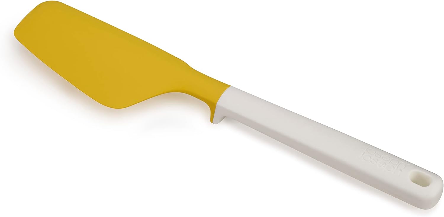 Joseph Joseph Elevate Egg Spatula with Integrated Tool Rest, One-size, White/Yellow