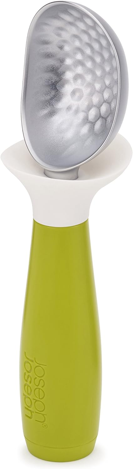 Joseph Joseph Dimple Non-Drip Ice Cream Scoop, Green